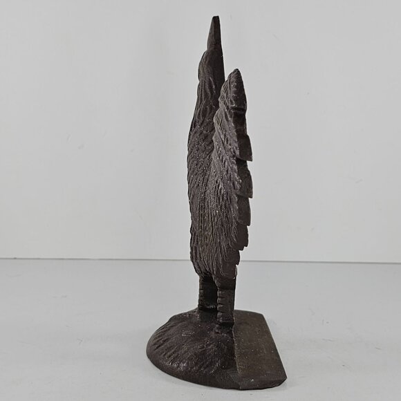 Vintage Rooster Chicken Doorstop Wedge Farmhouse Decor - Picture 6 of 9